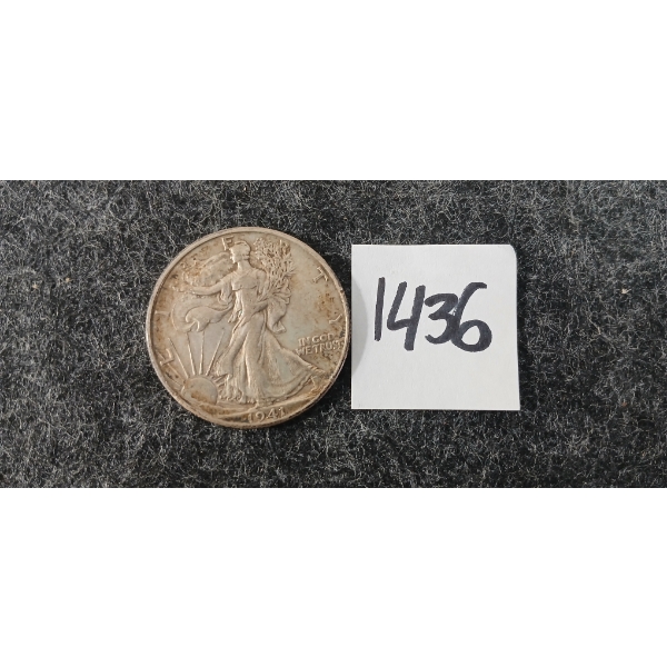 1941 US SILVER HALF DOLLAR
