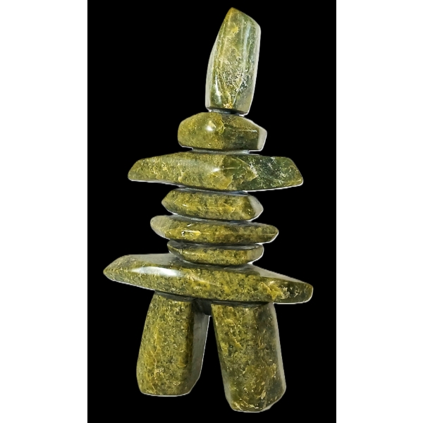 INUKSHUK BY QAVAVAU SHAA (PRS CDN ARTIST) - STONE