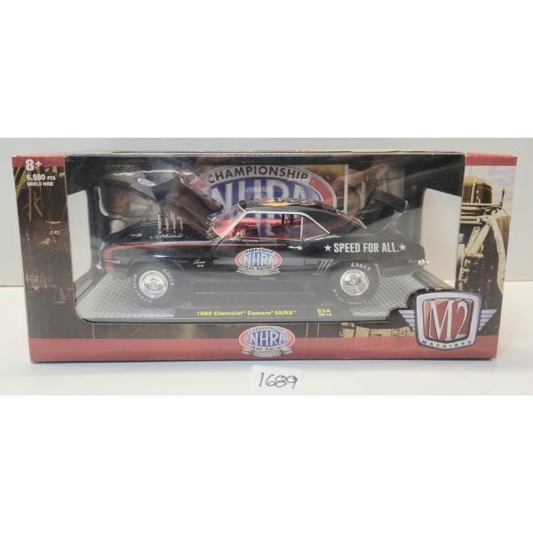 M2 NHRA 1969 CHEVY CAMARO SS/RS DIECAST MODEL 