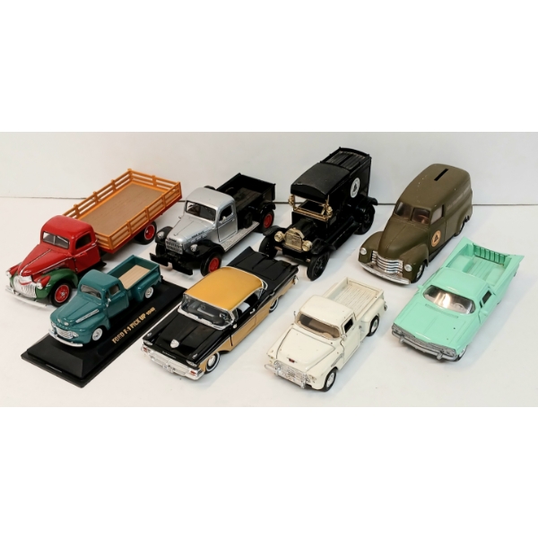 LOT OF 8 - DIECAST MODELS - ARKO, TOOTSIETOY, ERTL, ETC