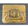 Image 8 : BRASS CARRIAGE CLOCK W/ KEY