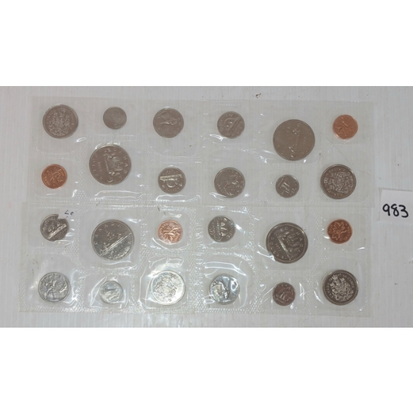 LOT OF 4 - 1975-1978 RCM MINT SETS