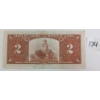 Image 2 : 1937 CDN $2 BANKNOTE