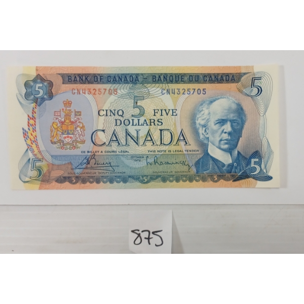 1972 CDN $5 BANKNOTE