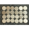 Image 2 : LOT OF 24 - 1946-1972 CDN 10 CENT COINS 