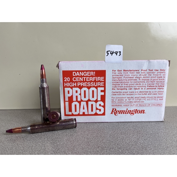 PROOF LOAD: 15X REMINGTON 7MM RUM