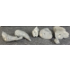 Image 15 : INUIT FAMILY & SEALS ON BASE BY UNKNOWN ARTIST - STONE & BONE