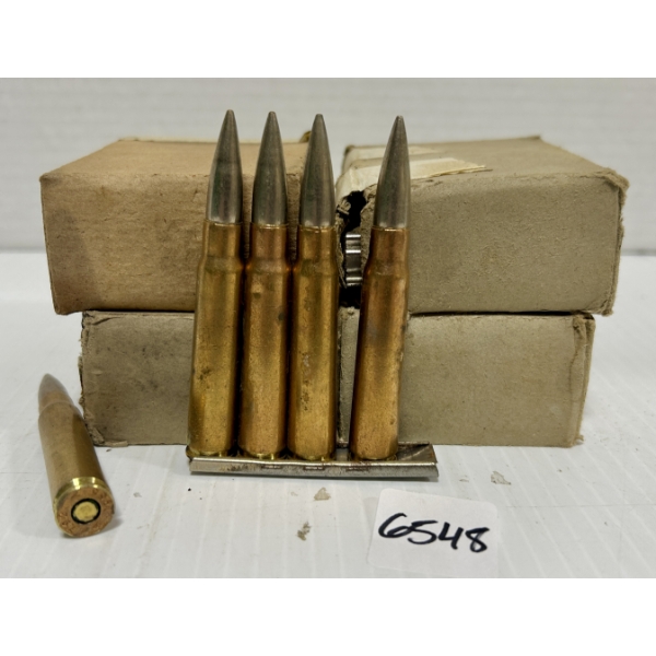 AMMO: 60X 8 MM MAUSER - MILITARY FMJ