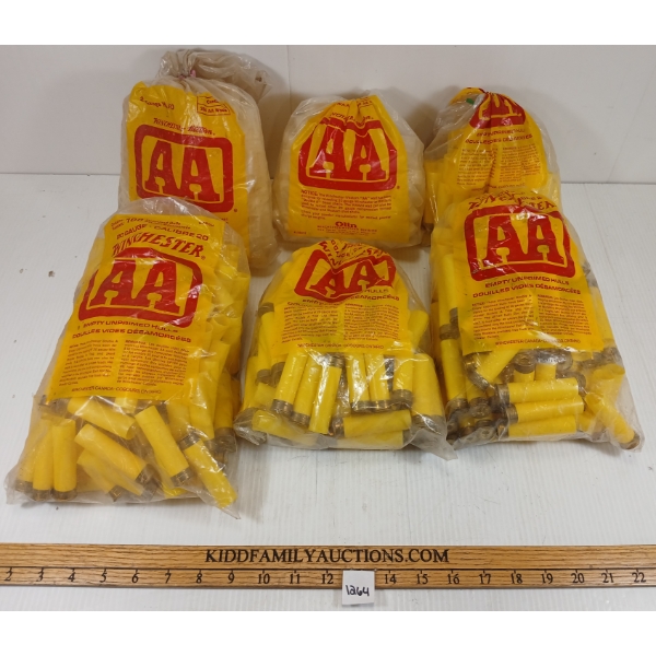 QTY OF 20GA HULLS & WADS