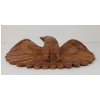 Image 4 : CARVED WOOD EAGLE W/ BEAD EYES BY UNKNOWN ARTIST