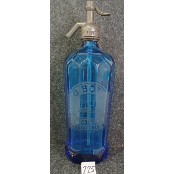 TOGO BOTT. CO. - BLUE SIPHON BOTTLE