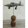 Image 1 : 1950'S WWII ERA GERMAN FIGHTER PLANE FOLK ART