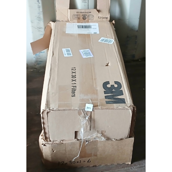 LOT OF 2 - 12 X 30 X 1IN AIR FILTERS