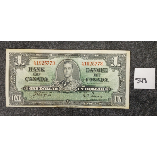 1937 CDN $1 BANKNOTE