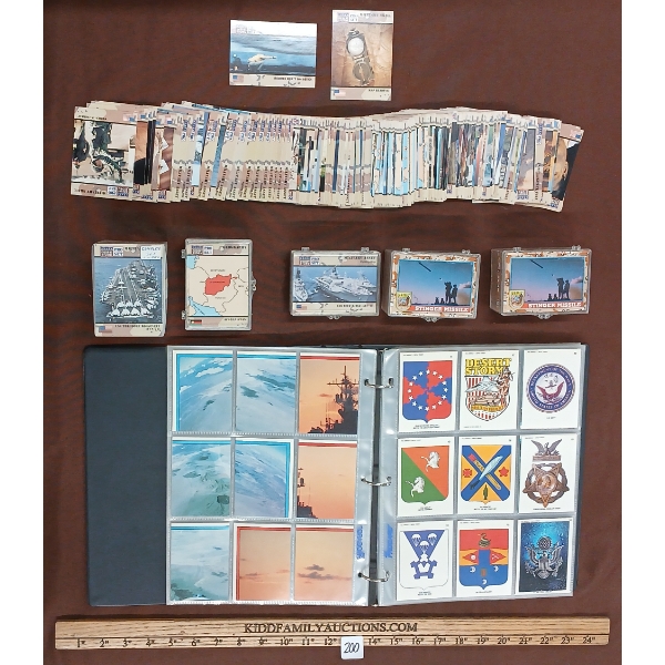 QTY OF DESERT STORM & DESERT SHIELD COLLECTIBLE CARDS