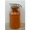 Image 4 : REPURPOSED MILK CAN W/ IMPLEMENT SEAT - SUPERTEST FACE DECAL