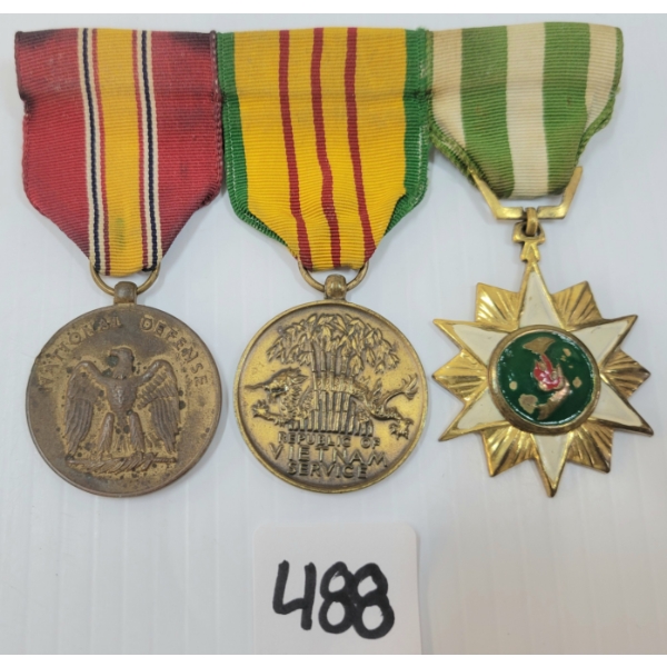 LOT OF 3 - U.S. VIETNAM WAR MEDALS