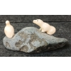 Image 6 : BIRD & BEAR CUB BY MAGGIE NAKOOLAK (PRS CDN ARTIST) - BONE & STONE