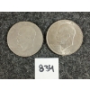 Image 2 : LOT OF 2 - 1971 U.S. EISENHOWER SILVER DOLLAR COINS 