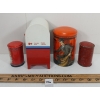 Image 2 : LOT OF 4 - TIN & PLASTIC COIN BANKS - INCL CANADA POST & POST OFFICE, ETC.