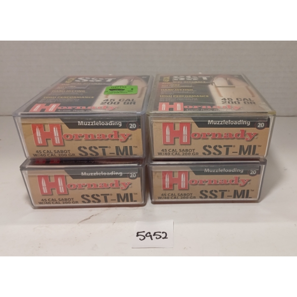 BULLETS: 80X HORNADY .45 - 200GR - SST-ML