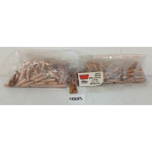 BULLETS: 237X WINCHESTER .243 - 80 & 85GR - HP & PSP