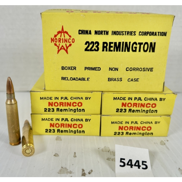 AMMO: 100X NORINCO .223 REM - FMJ
