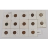 Image 2 : LOT OF 14 - U.S. INDIAN & LINCOLN HEAD PENNIES - INCL 1905, 1906, 1907 & 1908