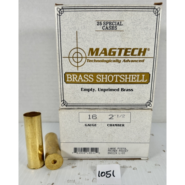 BRASS: 50X MAGTECH 16 GA 2-1/2 IN - AS NEW