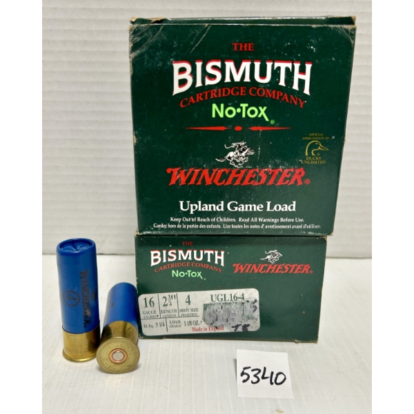 AMMO: 50X WINCHESTER 16 GA 2-3/4IN NO4 BUSINESS 