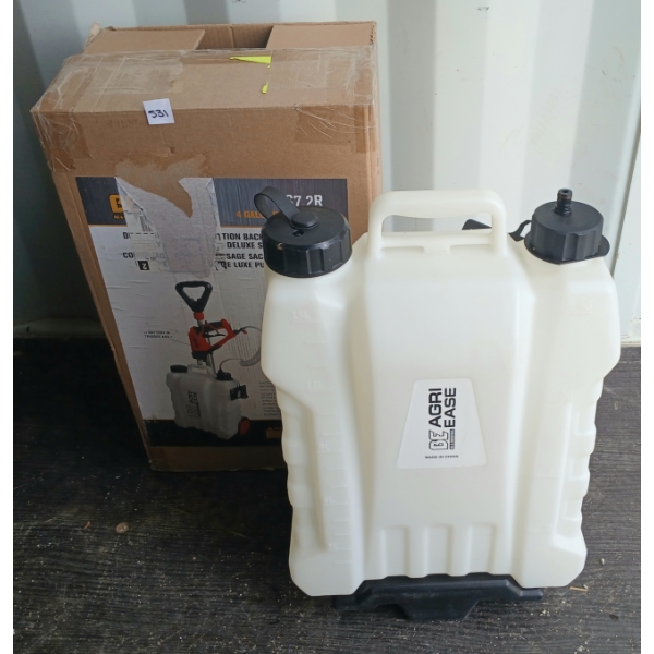 BE 4GAL BACKPACK DELUXE SPRAYER - AS NEW