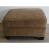 Image 6 : HONEY BEIGE UPHOLSTERED OTTOMAN