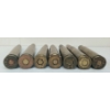 Image 2 : AMMO / BRASS: 7X MIXED WWII ERA MILITARY RIFLE CARTRIDGES