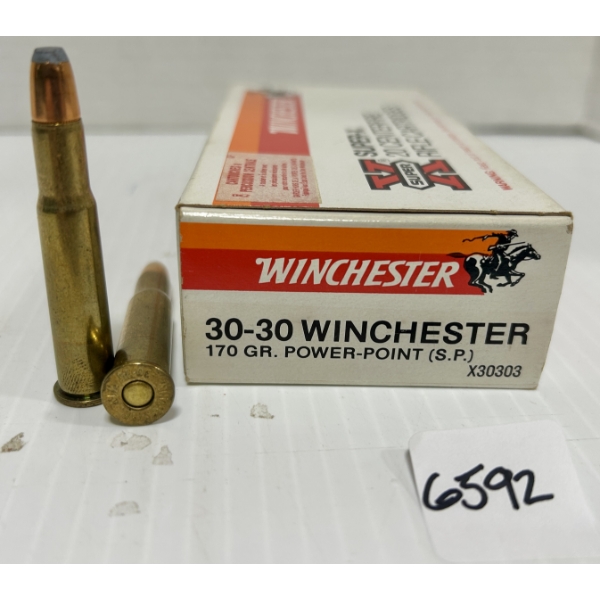 AMMO: 20X WINCHESTER .30-30 WIN - 170 GR SP