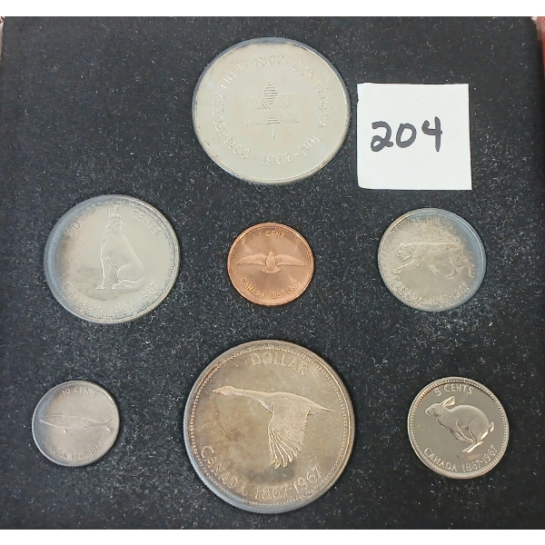 1967 RCM CONFEDERATION COIN SET
