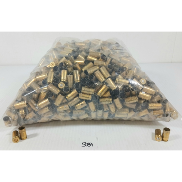 BRASS: QTY OF MIXED 9MM LUGER - 18.5LBS