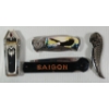 Image 11 : LOT OF 4 - INTRICATE FOLDING KNIVES
