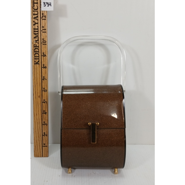 UNMARKED LUCITE HANDBAG