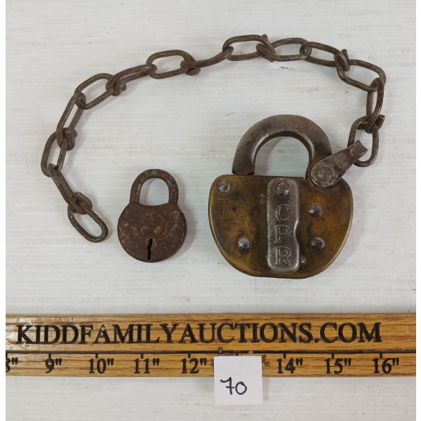 LOT OF 2 - MITCHELL CPR & BULLDOG PADLOCKS 