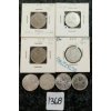 Image 1 : LOT OF 8 - 1909-1968 CDN 25 CENT COINS