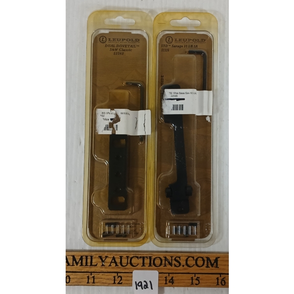 LOT OF 2 - LEUPOLD BASES - INCL SAVAGE 10 LH-SA & S&W CLASSIC
