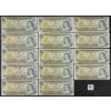 Image 1 : LOT OF 14 - 1973 CDN $1 BANKNOTES - UNCIRCULATED