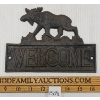 Image 1 : CAST MOOSE WELCOME SIGN