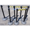 Image 1 : LOT OF 8 - CAUTION TAPE AISLE MARKERS