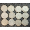 Image 1 : LOT OF 12 - 1968 CDN 10 CENT COINS