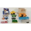 Image 2 : LOT OF 12 - MISC DIECAST MODELS, TONK TRAILER, & PLASTIC CARS - INCL CORGI