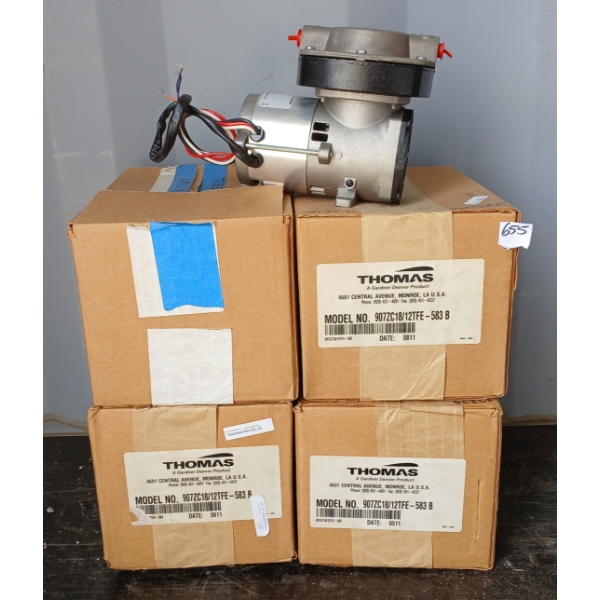 LOT OF 4 - THOMAS COMPRESSOR MOTORS