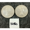 Image 2 : LOT OF 2 - 1958 CDN SILVER DOLLARS - BRITISH COLUMBIA
