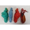 Image 5 : LOT OF 4 - MOTORCYCLISTS & MOPED - INCL REALISTIC, AUBURN & MAISTO