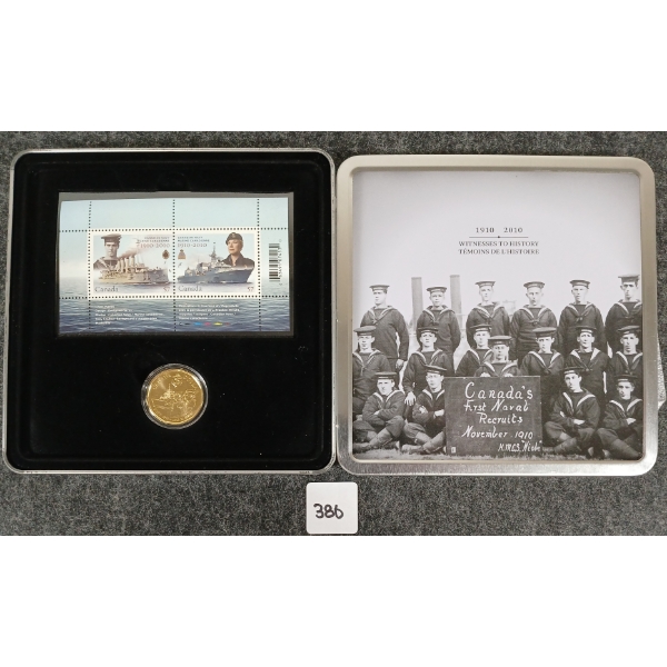  2010 RCM COIN & STAMP SET - WITNESSES TO HISTORY